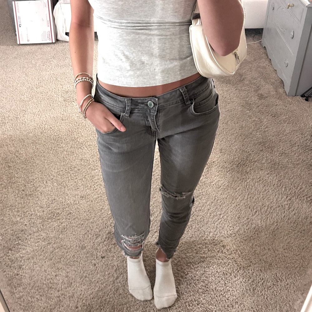 Cute Grey jeans Size 3!